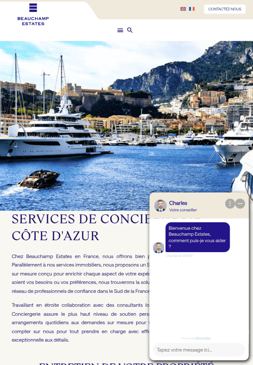 Site vitrine Immobilier de Prestige